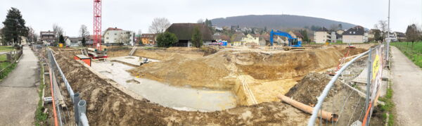 Neubau von vier Mehrfamilienhäusern