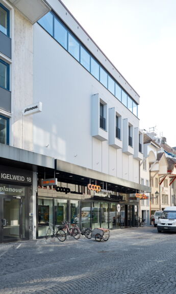 Fassadengestaltung Coop City