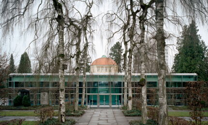 Sanierung denkmalgeschützte Grosse Abdankungshalle der Stadt, Wettbewerb 1. Rang