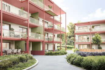 Neubau von drei Mehrfamilienhäuser