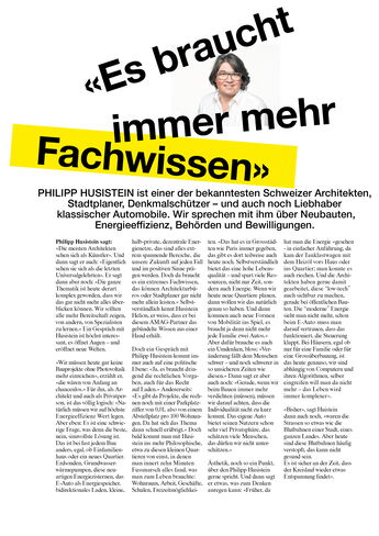 Interview mit Philipp Husistein